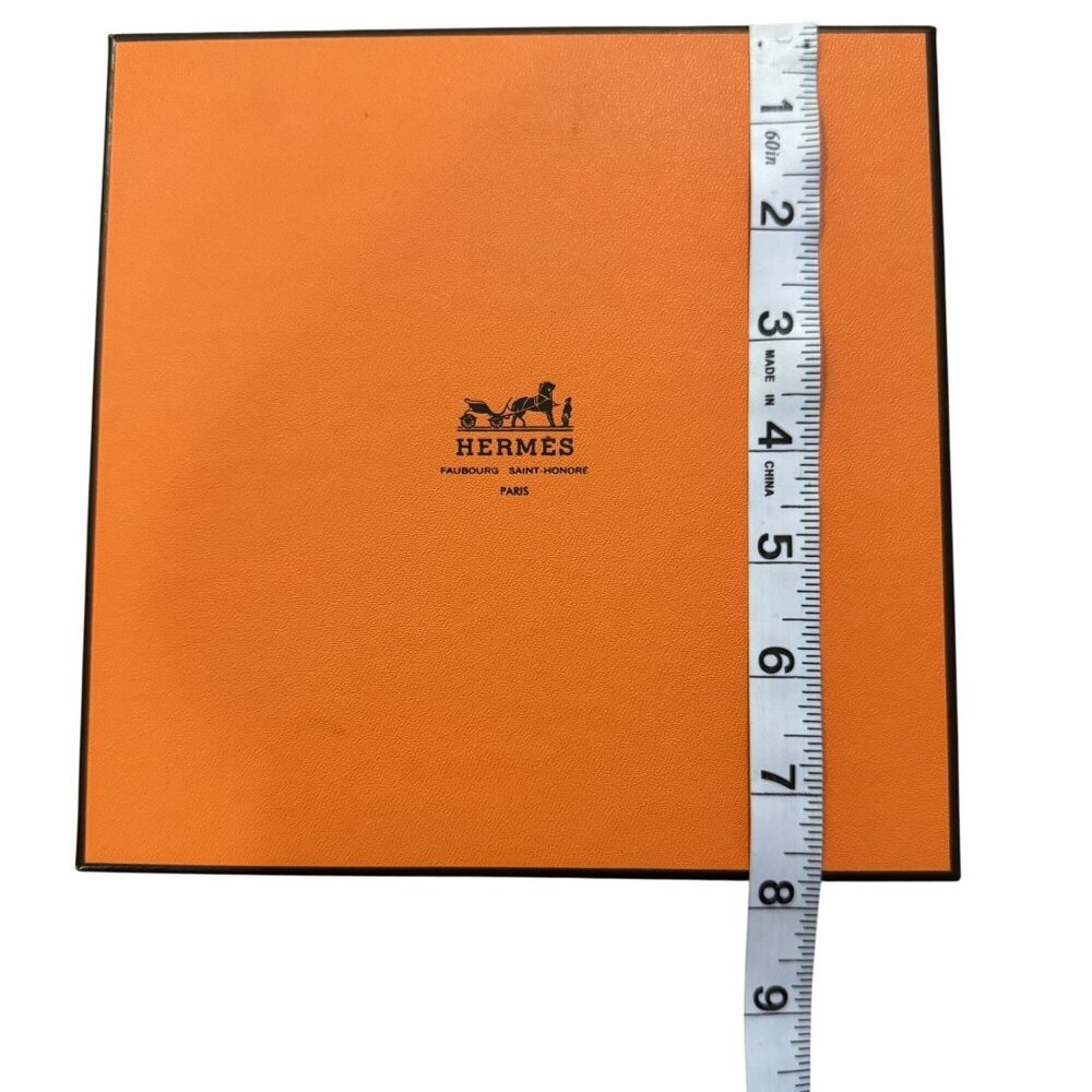 Hèrmes Authentic Empty Tie Gift Jewelry Accessory Container Box Size 8x7.6x1.7 - Picture 6 of 8